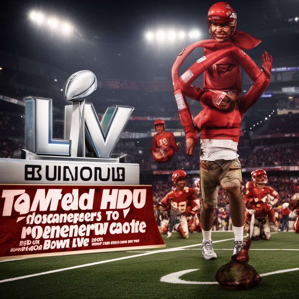 AI-generated illustration of Super Bowl LV
