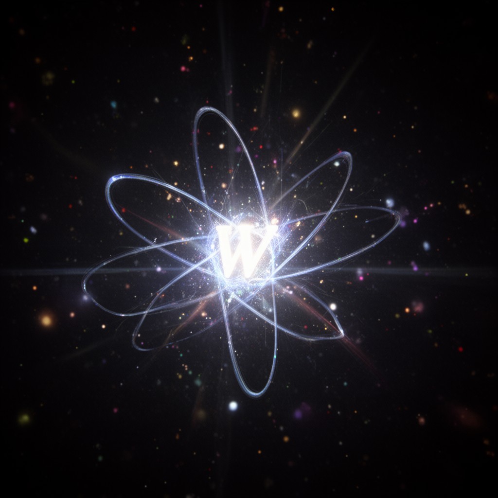 AI-generated illustration of W boson