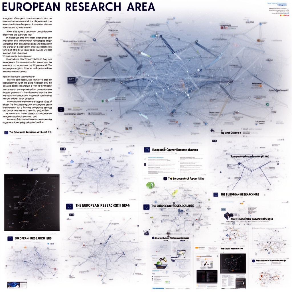 AI-generated illustration of European Research Area