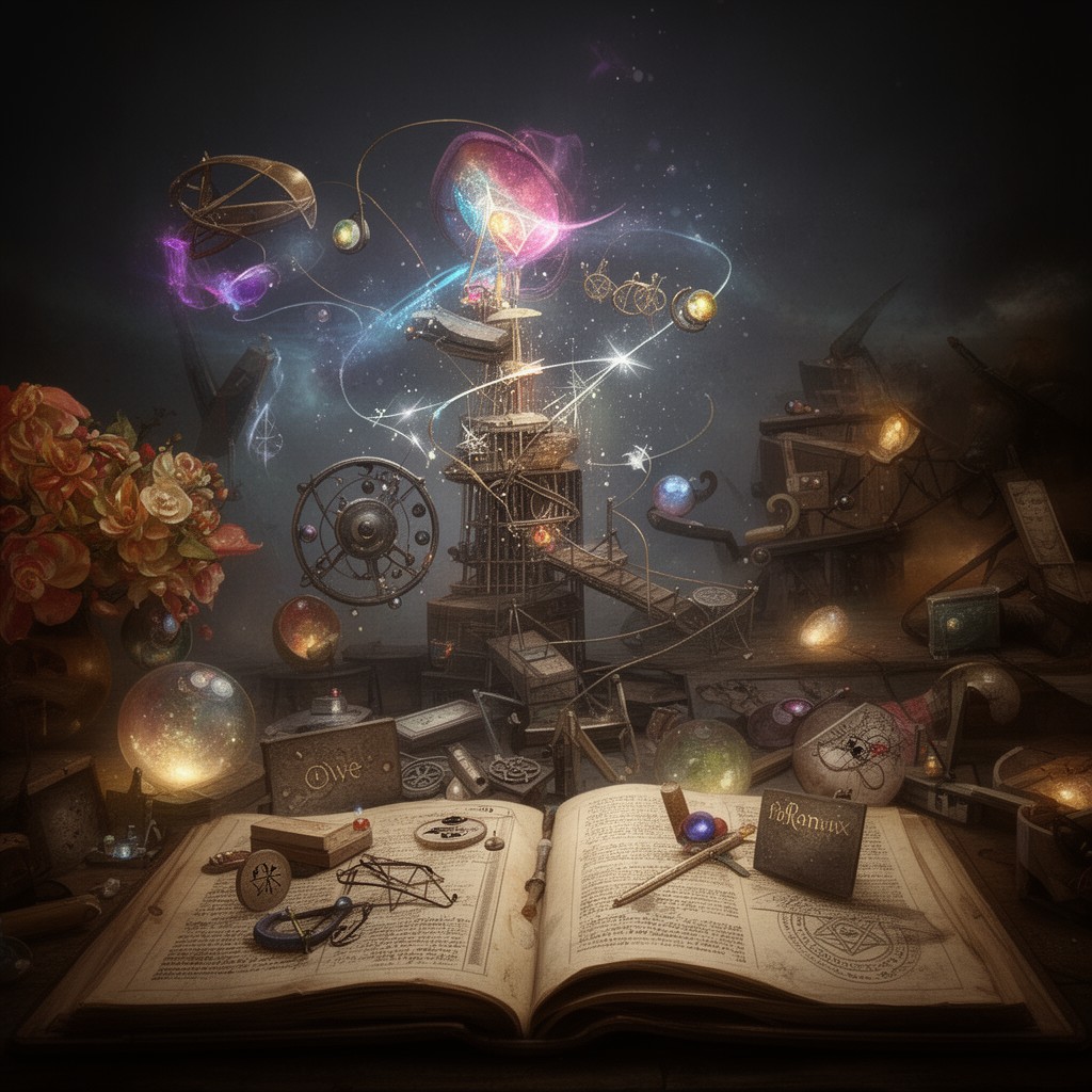 AI-generated illustration of Western esotericism