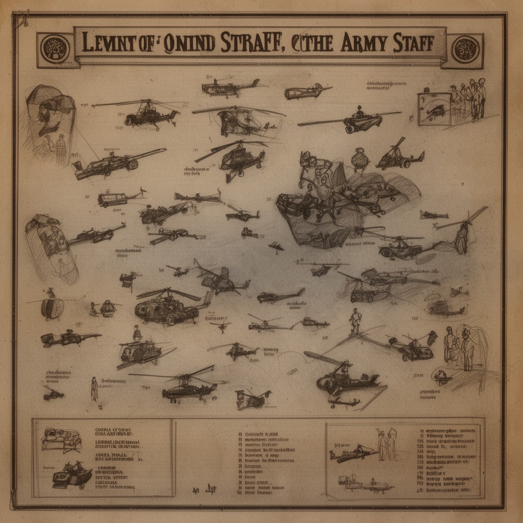 AI-generated illustration of Army Staff