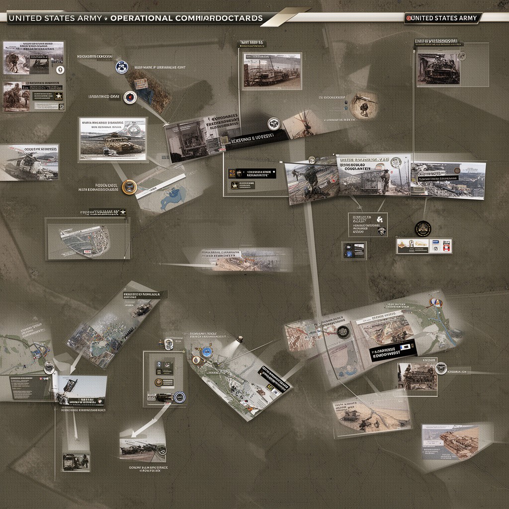 AI-generated illustration of United States Army operational commands