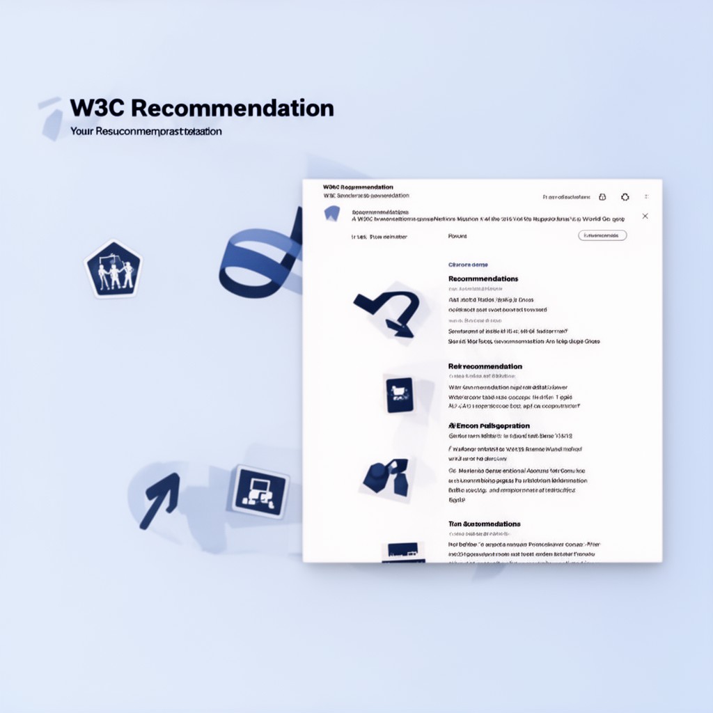 AI-generated illustration of W3C Recommendation
