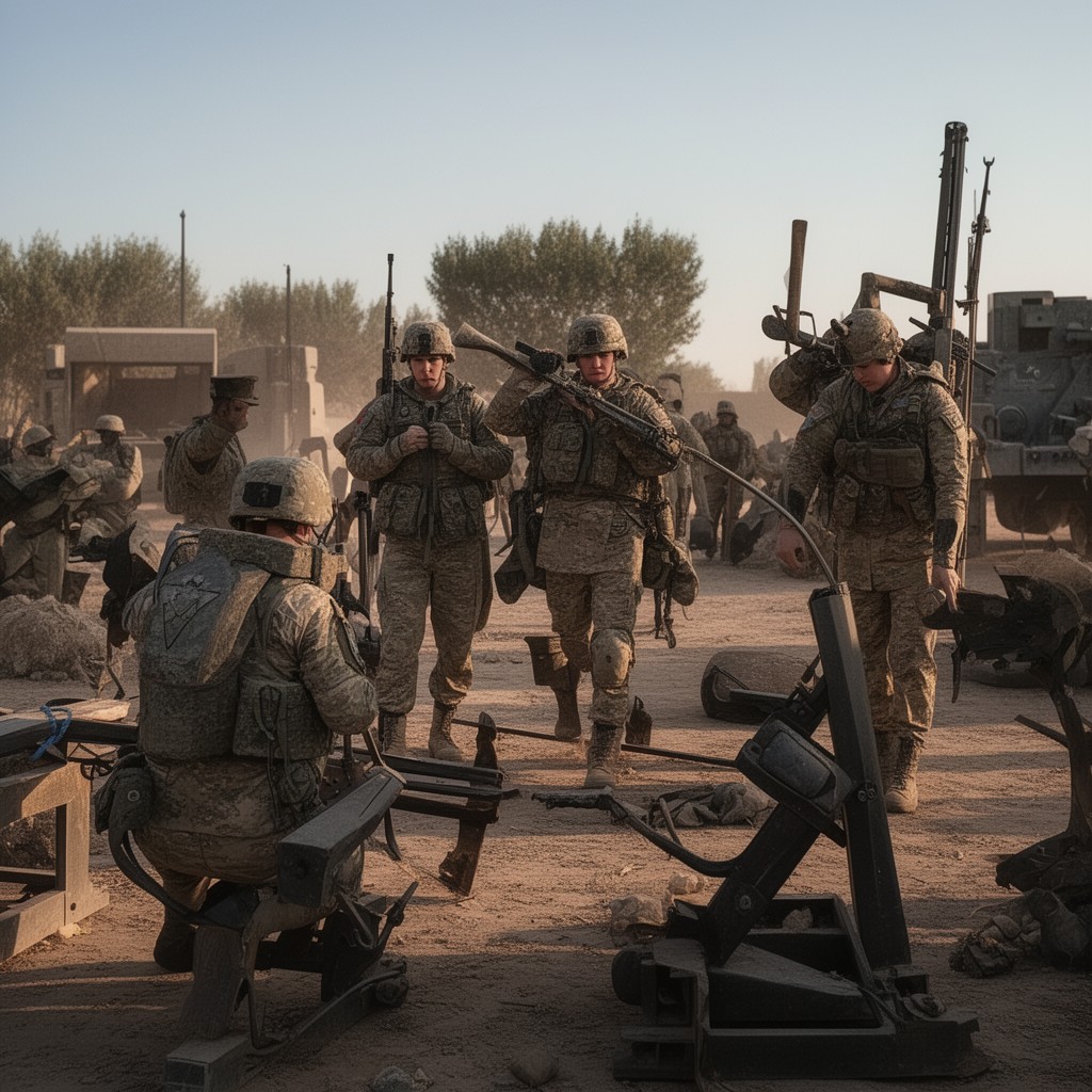 AI-generated illustration of U.S. Army Warrior Ethos