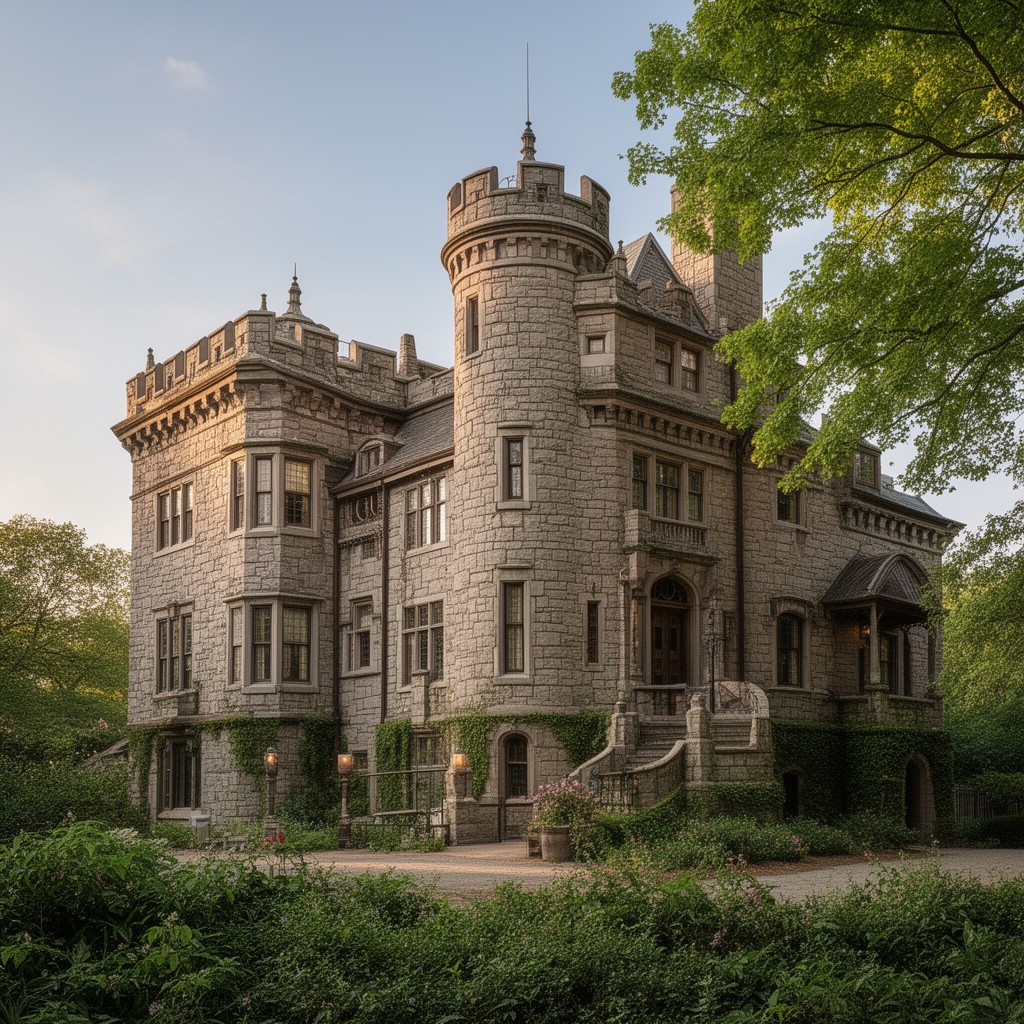 AI-generated illustration of Brewmaster’s Castle