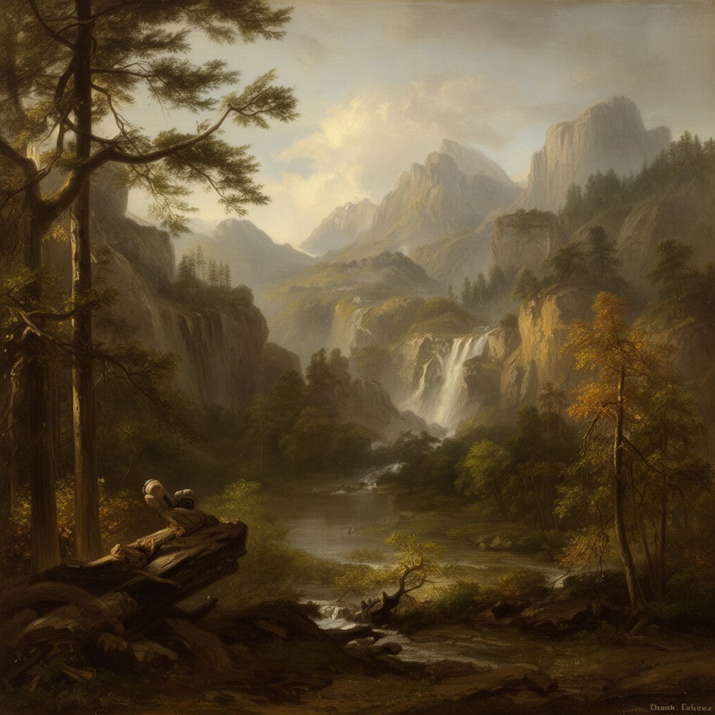 AI-generated illustration of Thomas Cole