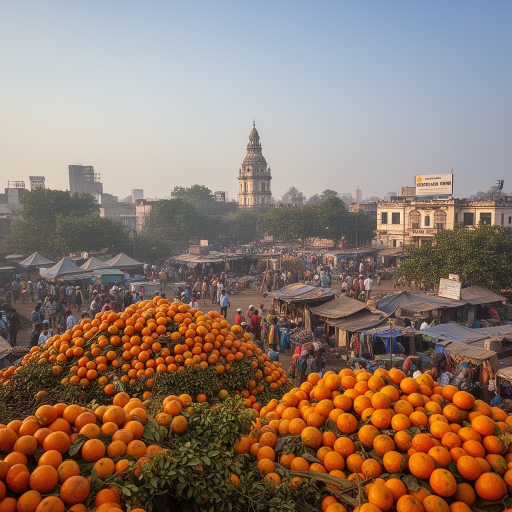 AI-generated illustration of Nagpur