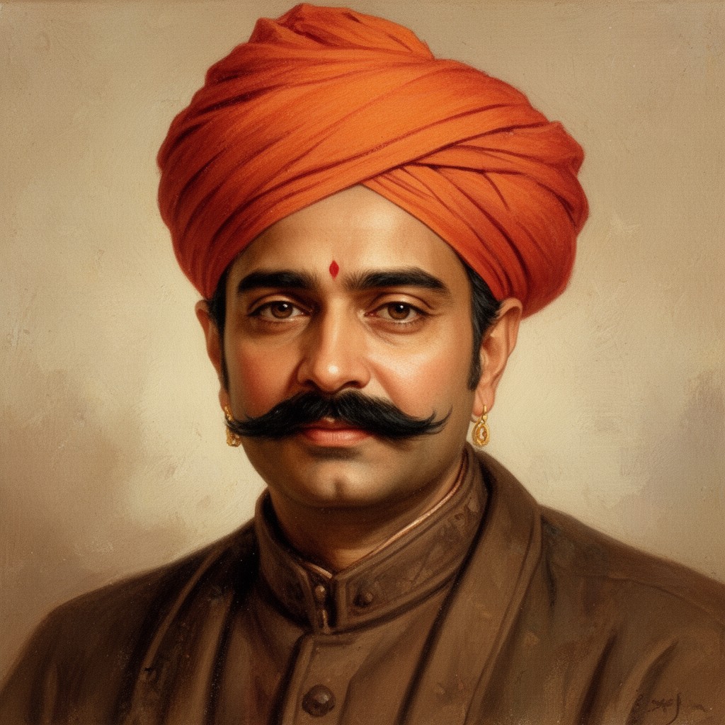 AI-generated illustration of Kunwar Singh