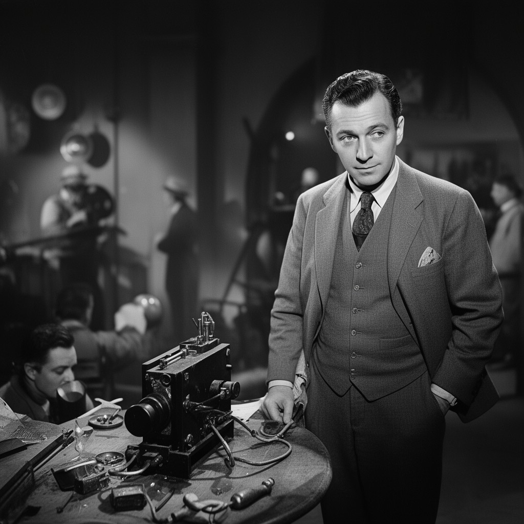 AI-generated illustration of Raoul Walsh