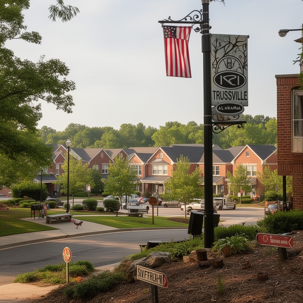 AI-generated illustration of Trussville, Alabama