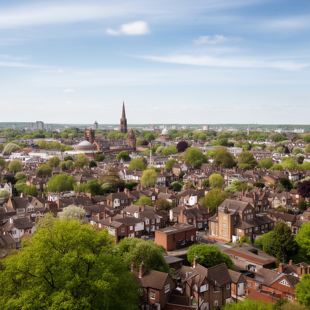 AI-generated illustration of London Borough of Harrow