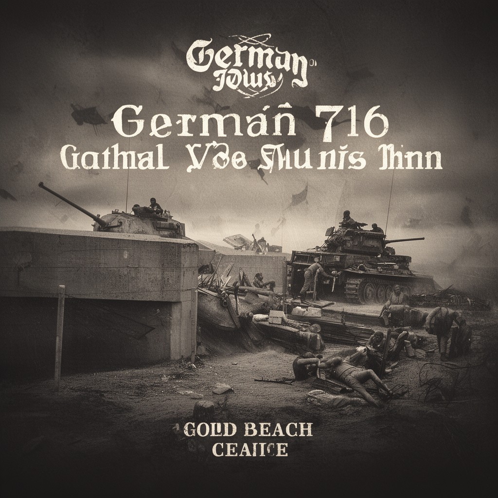 AI-generated illustration of German 716th Infantry Division