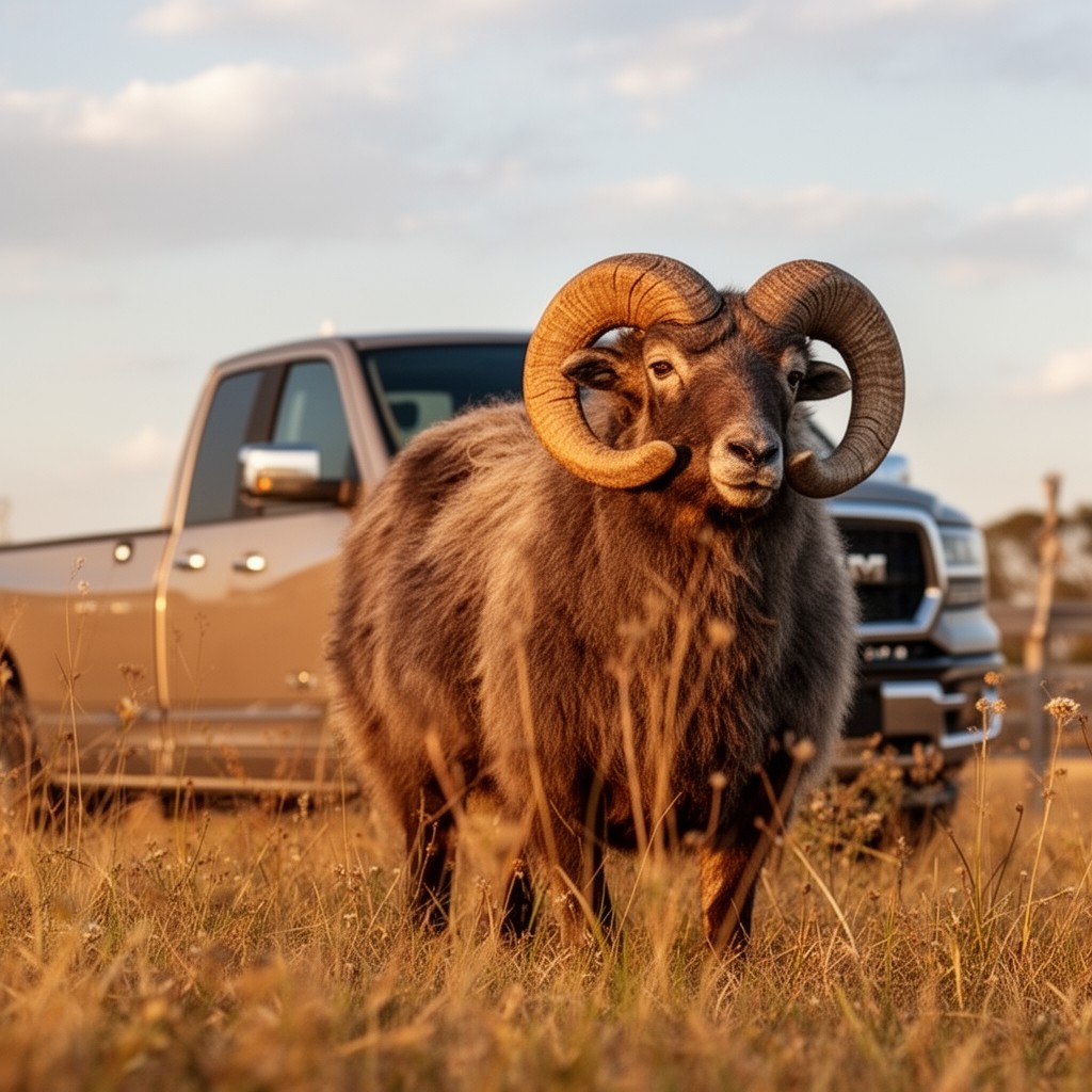 AI-generated illustration of Ram