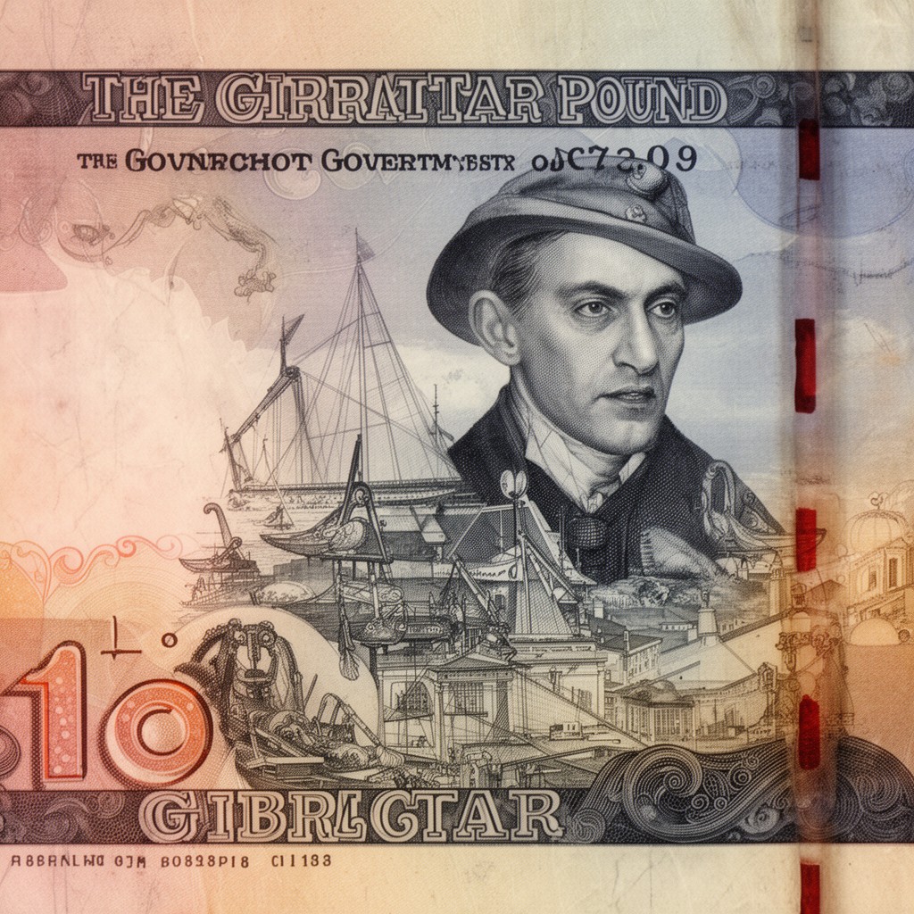AI-generated illustration of Gibraltar pound