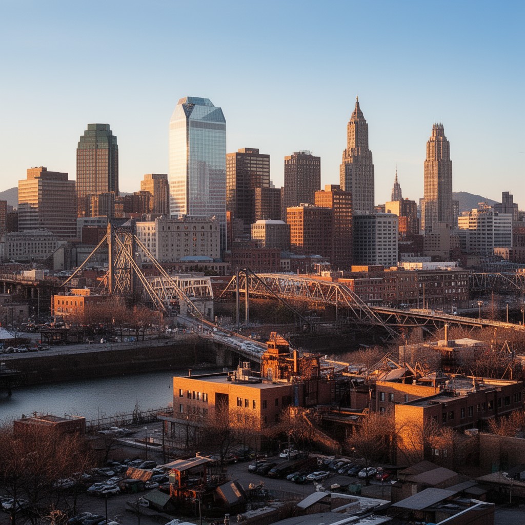 AI-generated illustration of Pittsburgh, Pennsylvania