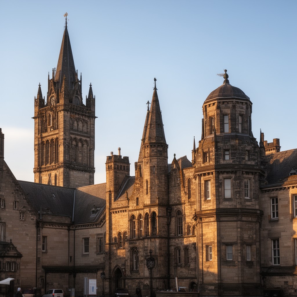 AI-generated illustration of University of Edinburgh