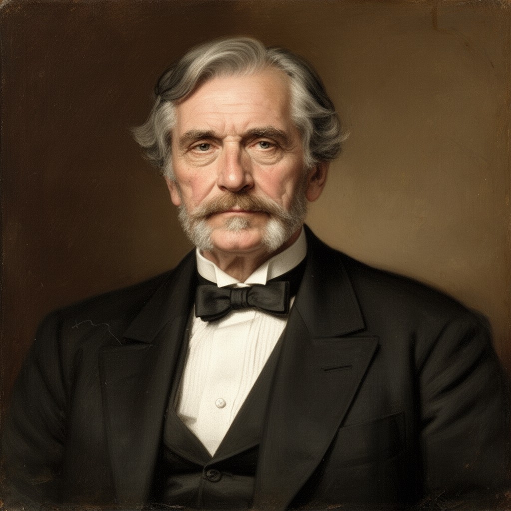 AI-generated illustration of Andrew Johnson