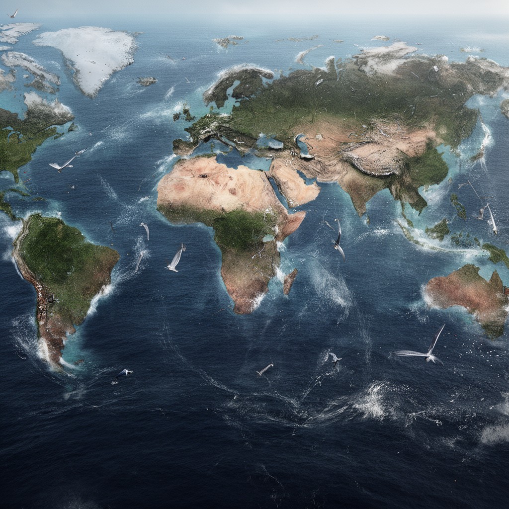 AI-generated illustration of World Ocean