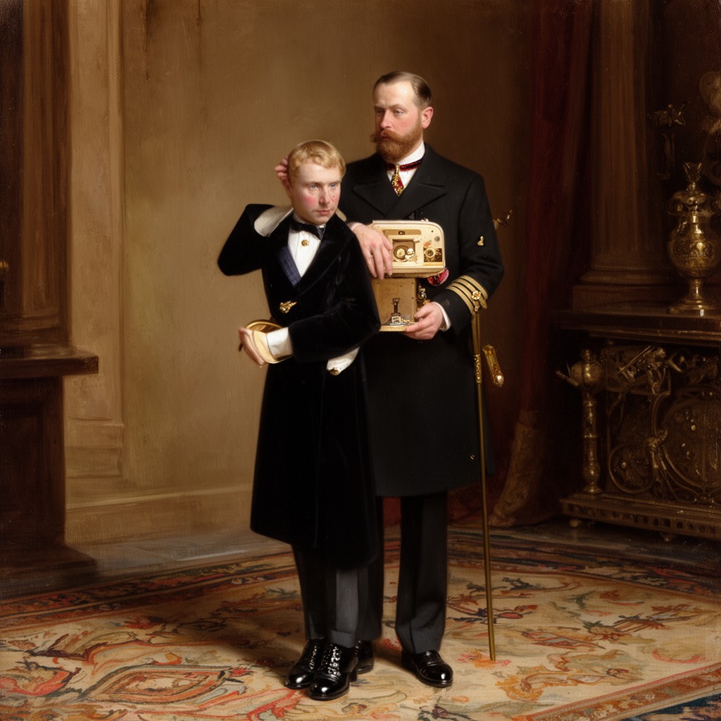AI-generated illustration of Edward VII
