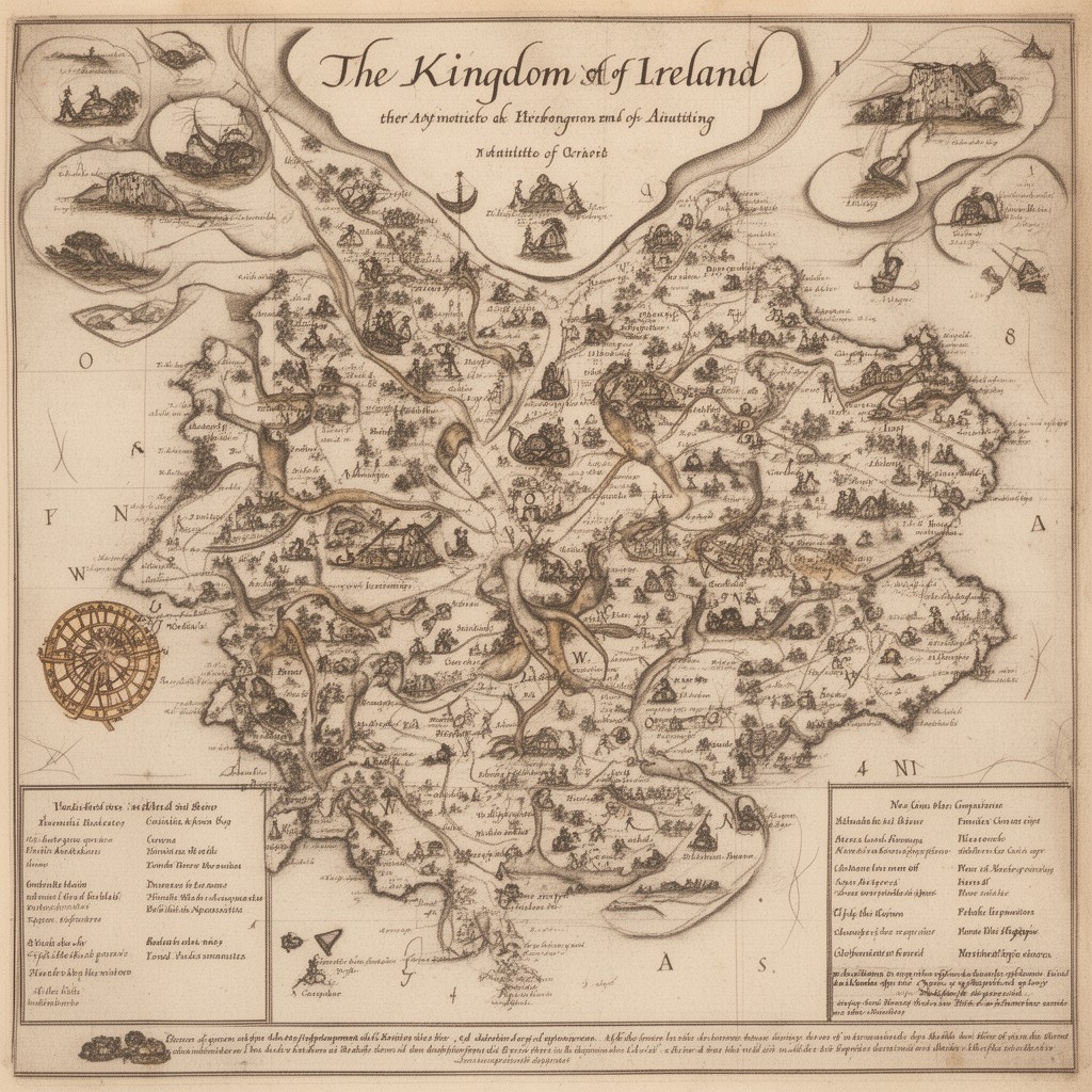 AI-generated illustration of Kingdom of Ireland