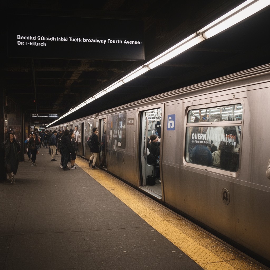 AI-generated illustration of R train