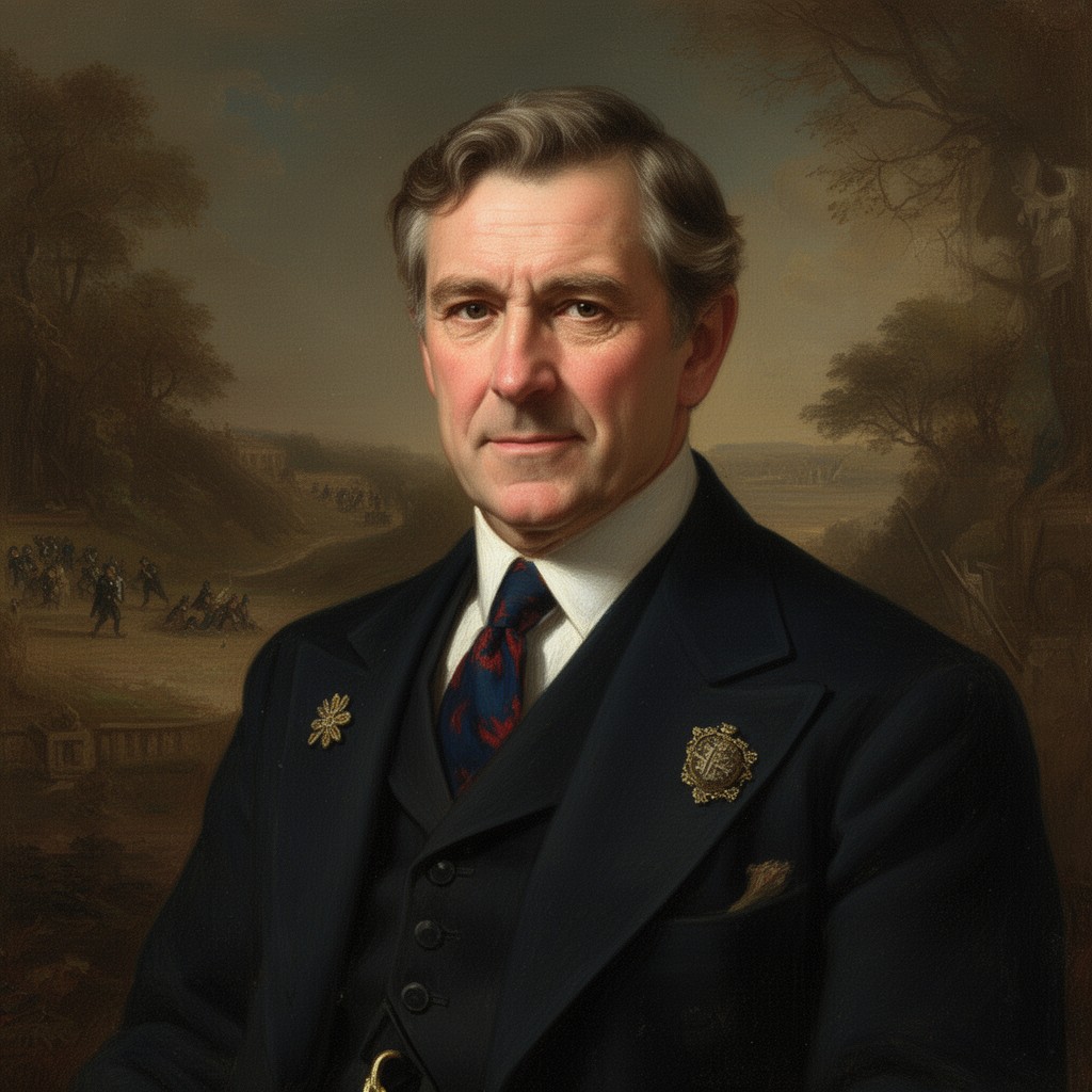 AI-generated illustration of David Charles Carnegie, 4th Duke of Fife
