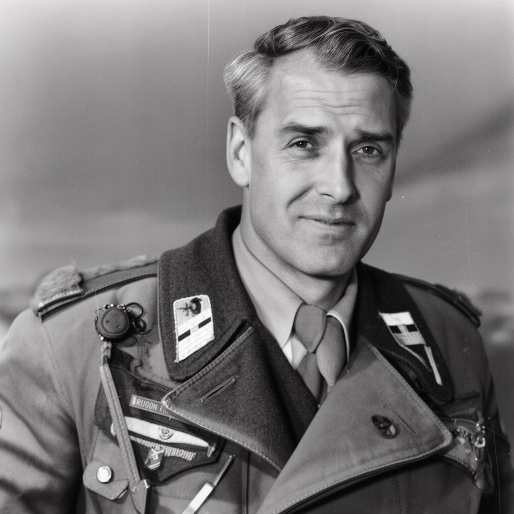 AI-generated illustration of Erich Hartmann