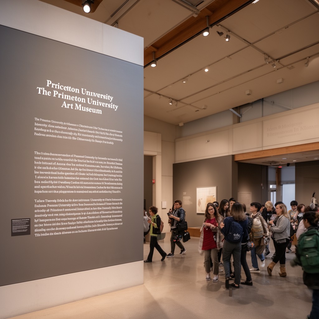 AI-generated illustration of Princeton University Art Museum