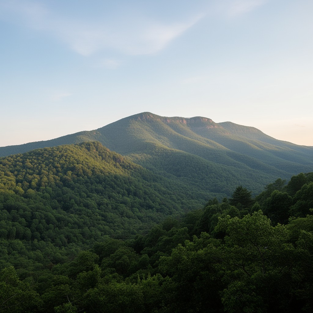 AI-generated illustration of Backbone Mountain