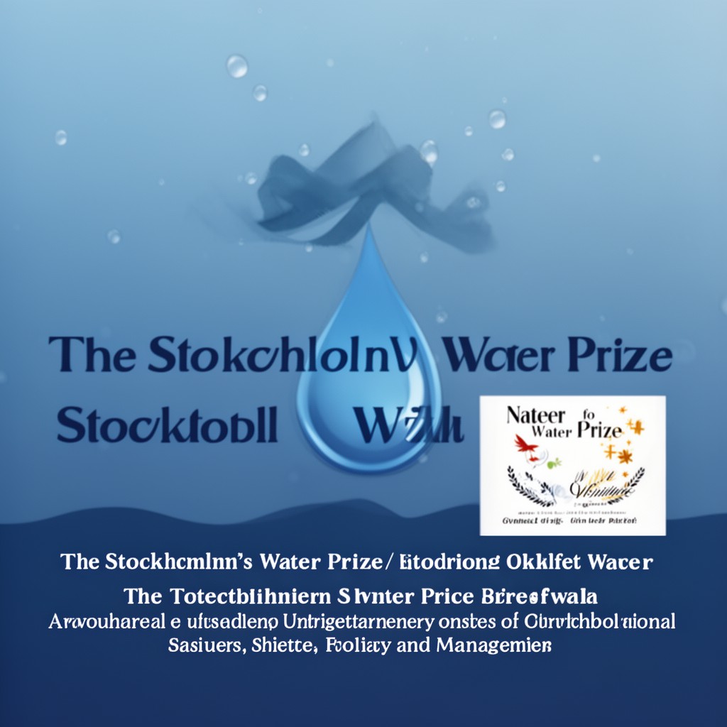 AI-generated illustration of Stockholm Water Prize