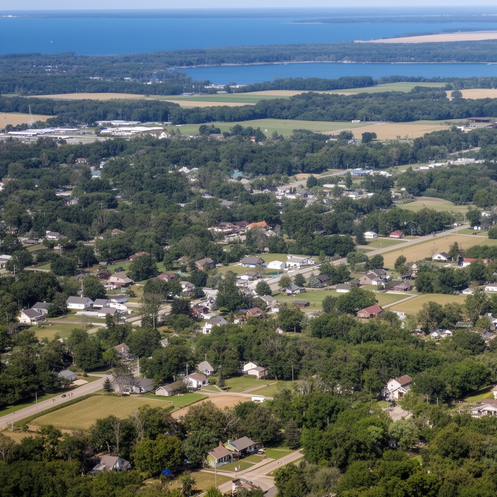 AI-generated illustration of Allegan County