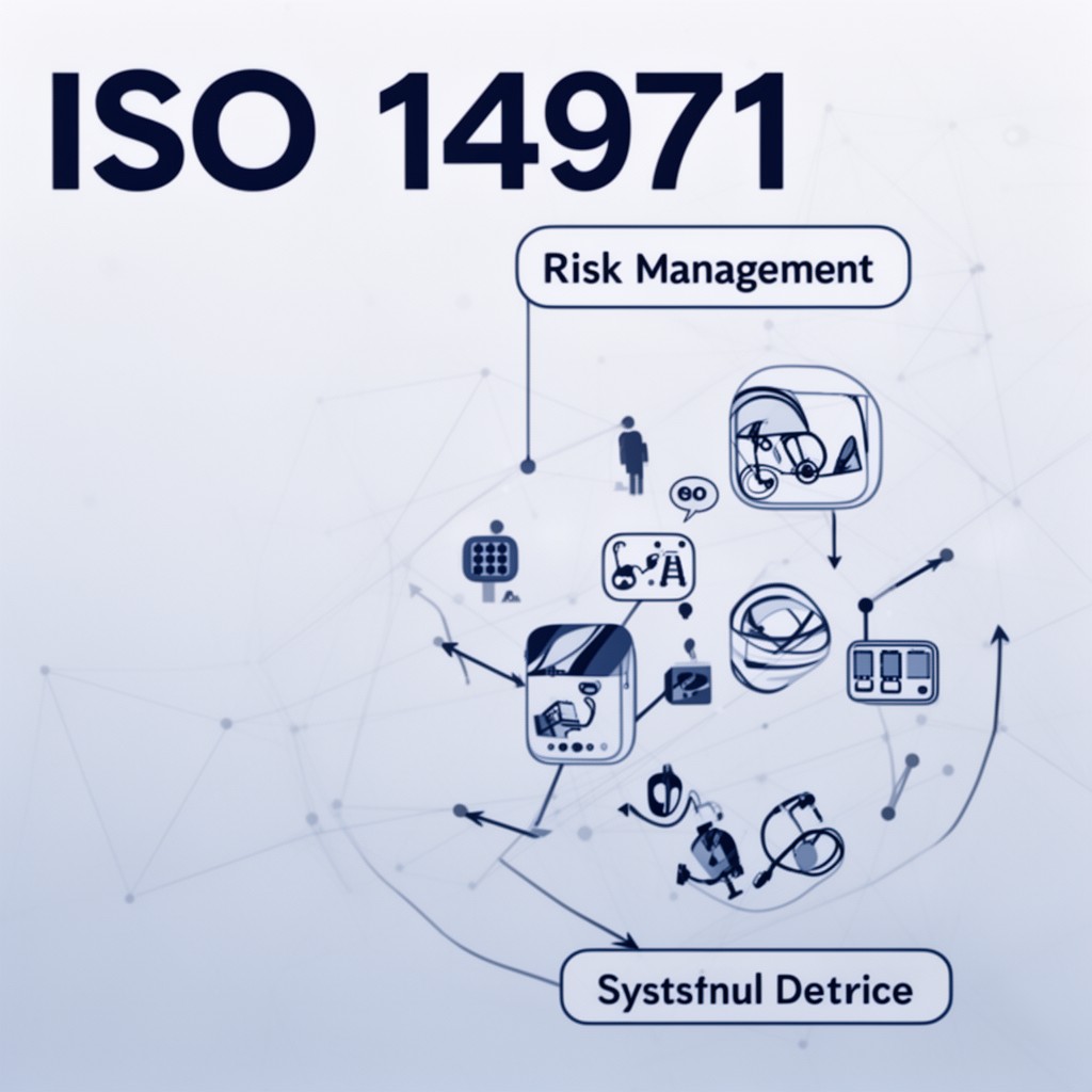 AI-generated illustration of ISO 14971