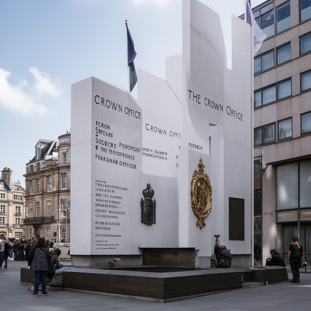 AI-generated illustration of Crown Office