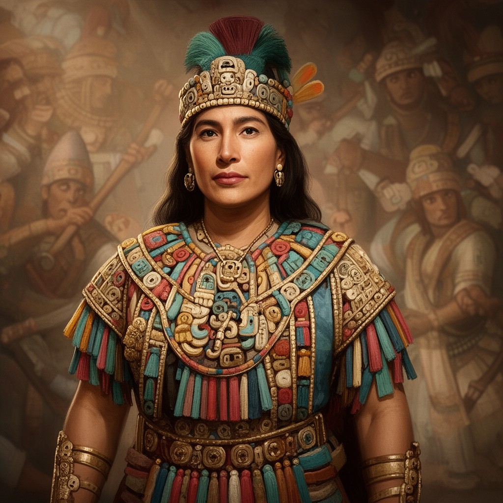 AI-generated illustration of Moctezuma II