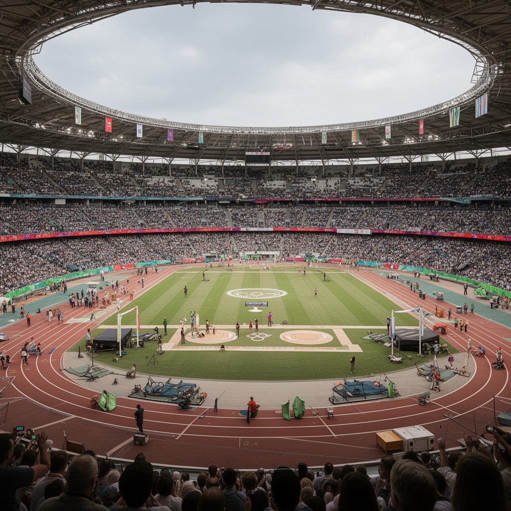 AI-generated illustration of Olympic Games