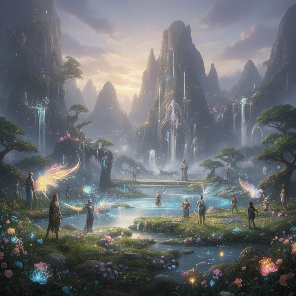 AI-generated illustration of Elysium