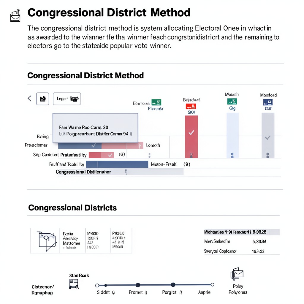 AI-generated illustration of congressional district method