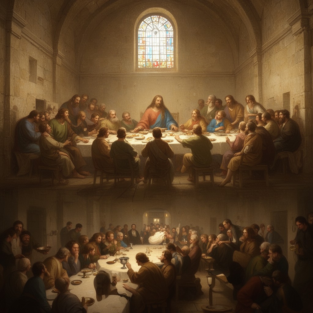 AI-generated illustration of Upper Room