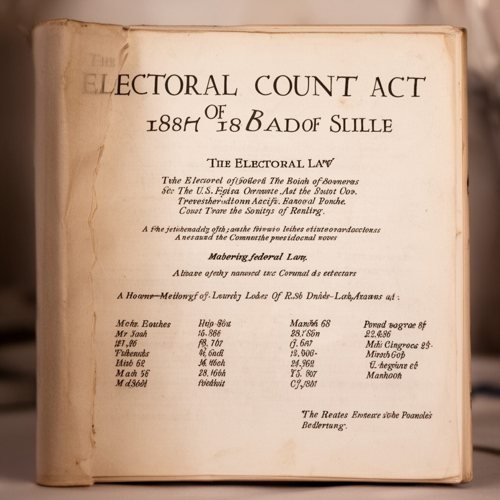 AI-generated illustration of Electoral Count Act of 1887