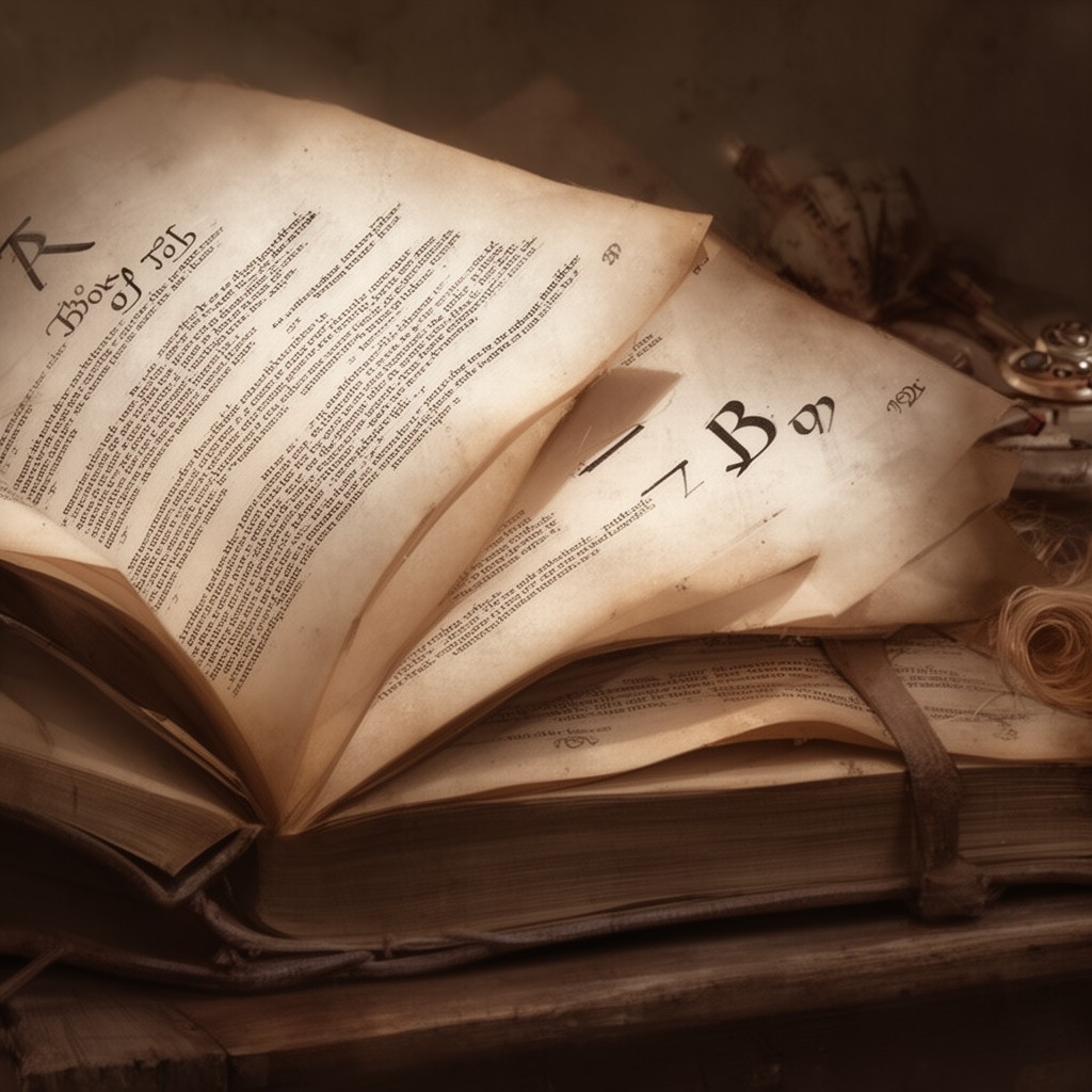 AI-generated illustration of Book of Job