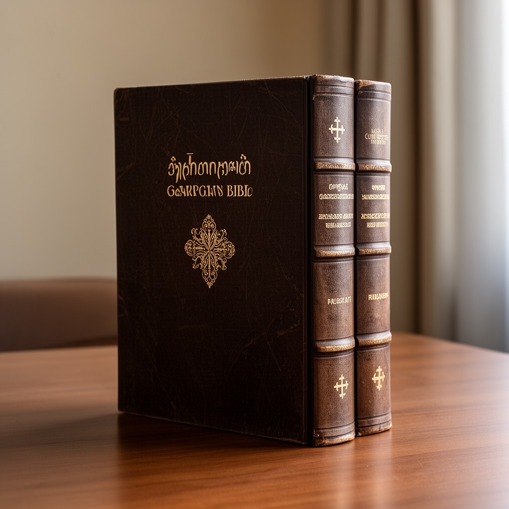 AI-generated illustration of Georgian Bible