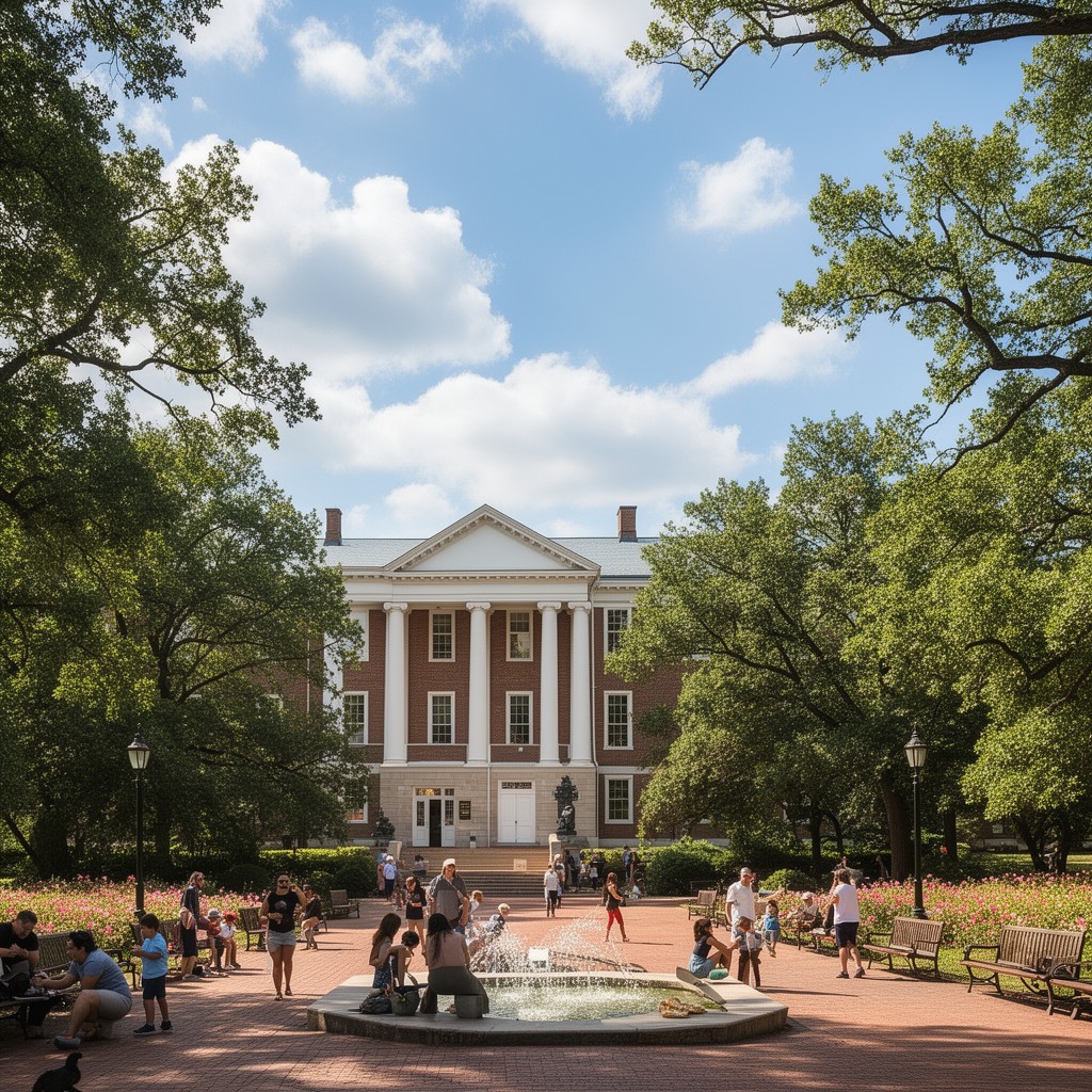 AI-generated illustration of University of North Carolina at Chapel Hill