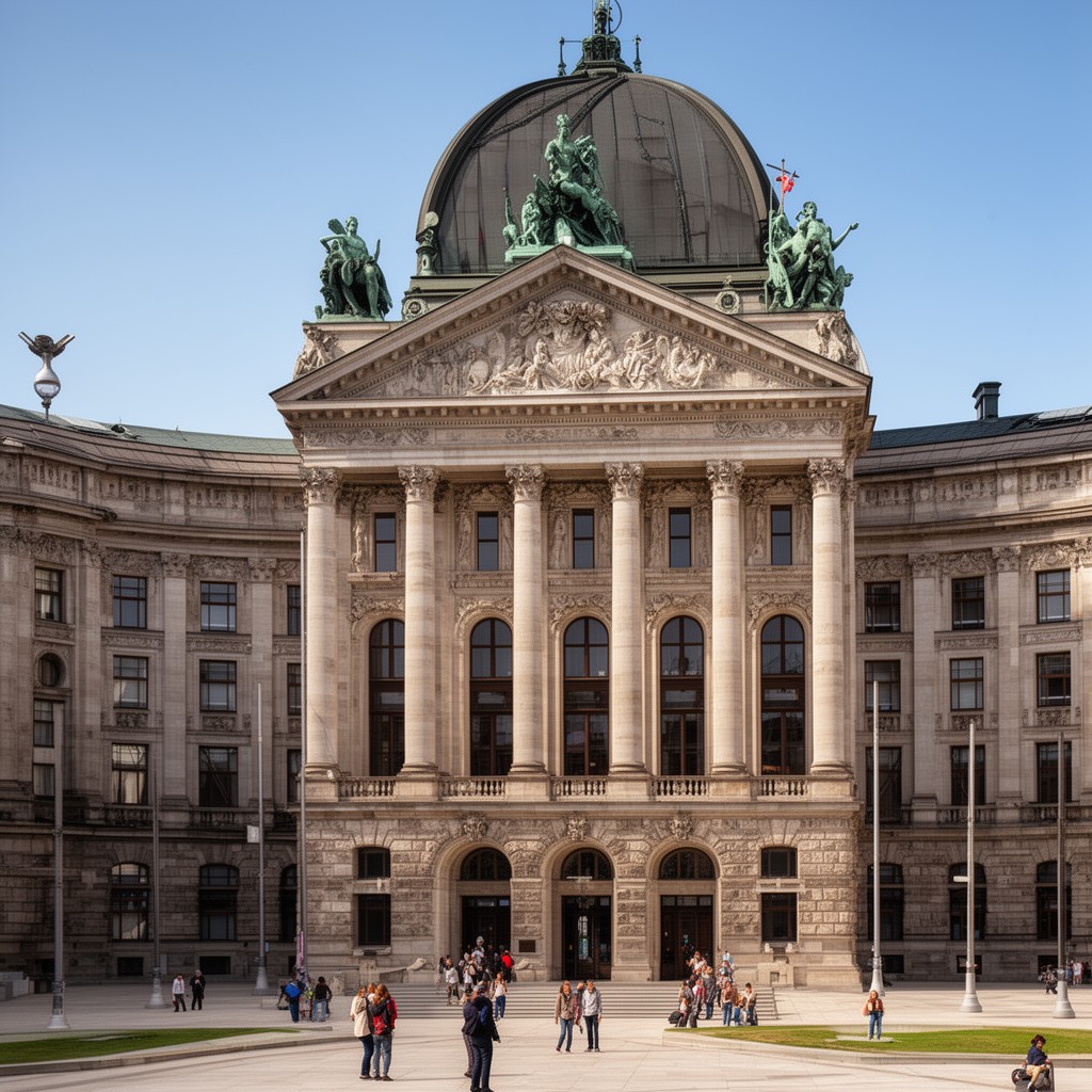 AI-generated illustration of Austrian Parliament