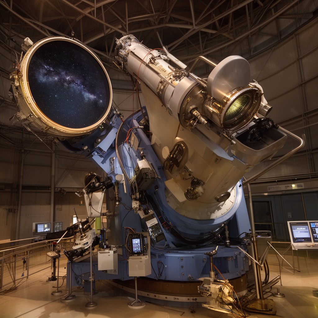 AI-generated illustration of Inamori Magellan Areal Camera and Spectrograph