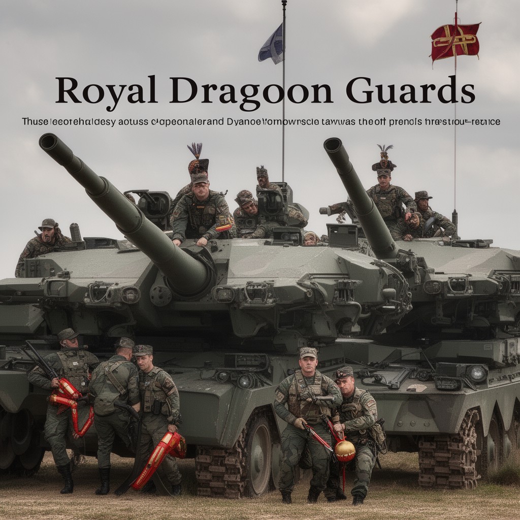 AI-generated illustration of Royal Dragoon Guards