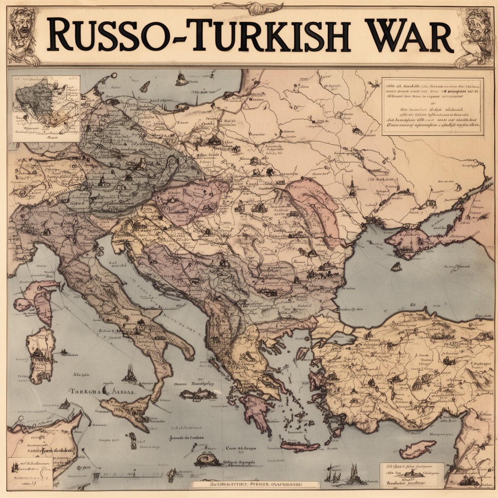 AI-generated illustration of Russo-Turkish Wars