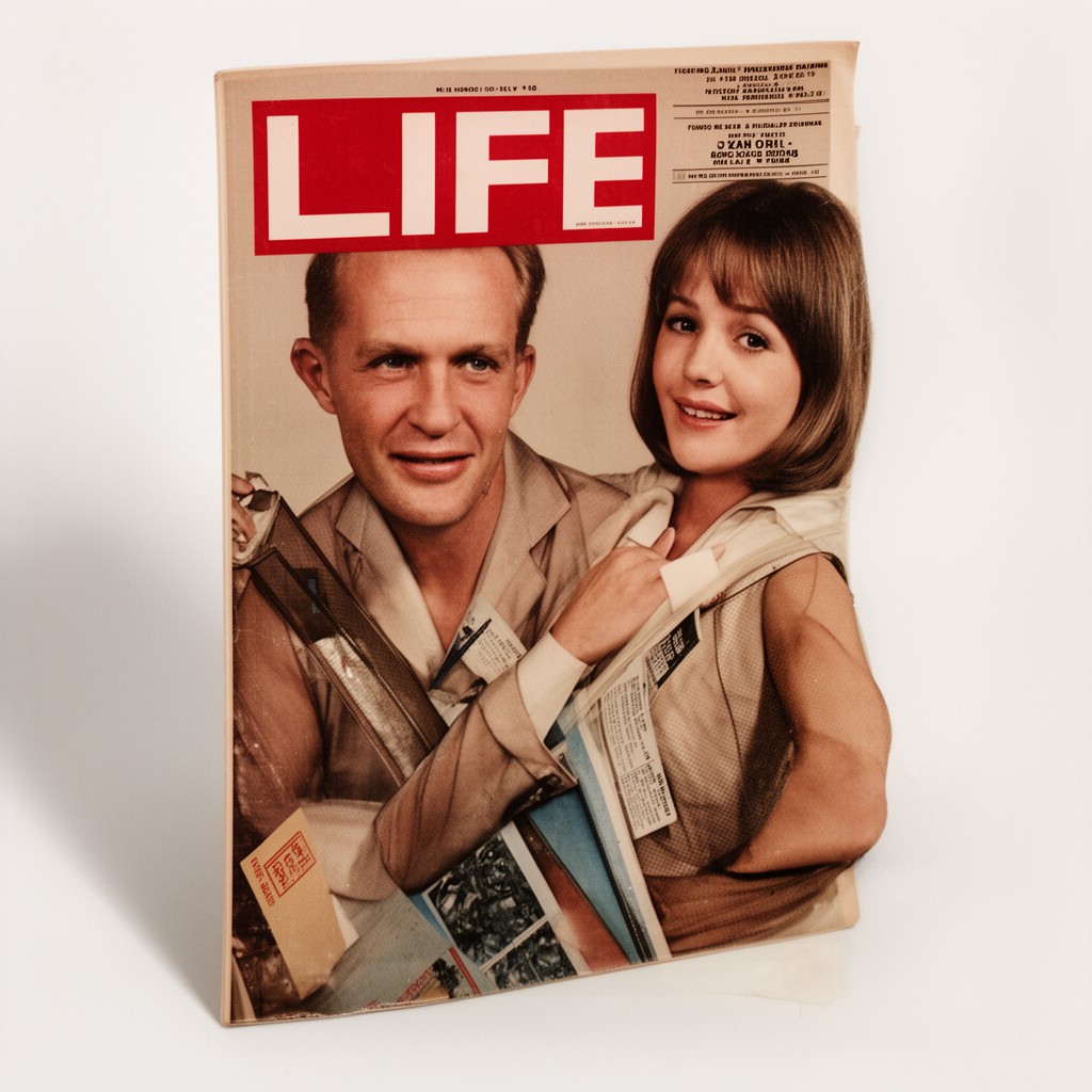 AI-generated illustration of Life magazine