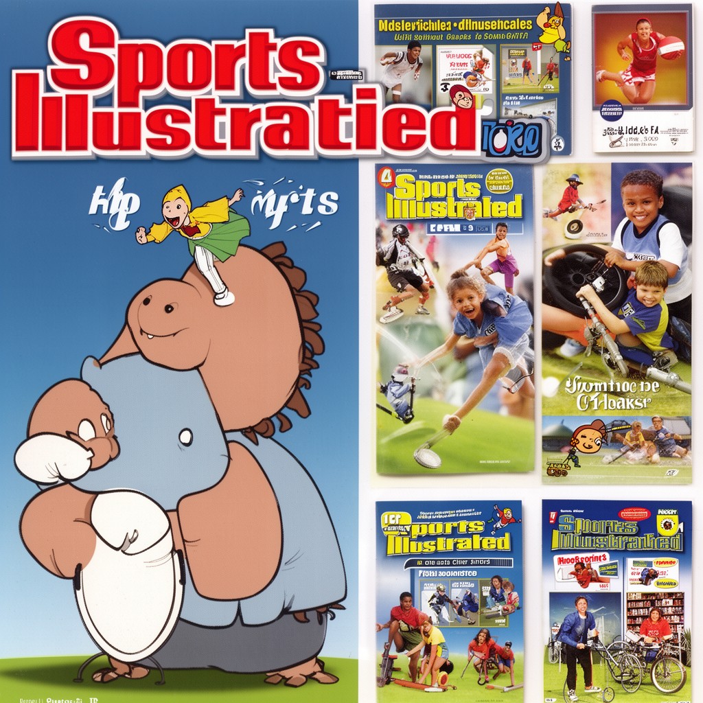 AI-generated illustration of Sports Illustrated for Kids