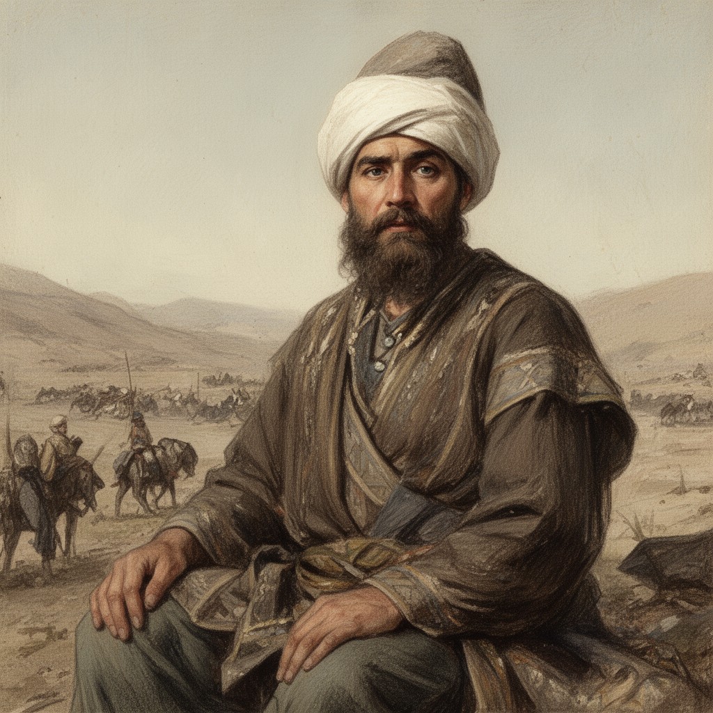 AI-generated illustration of Hadji Murad