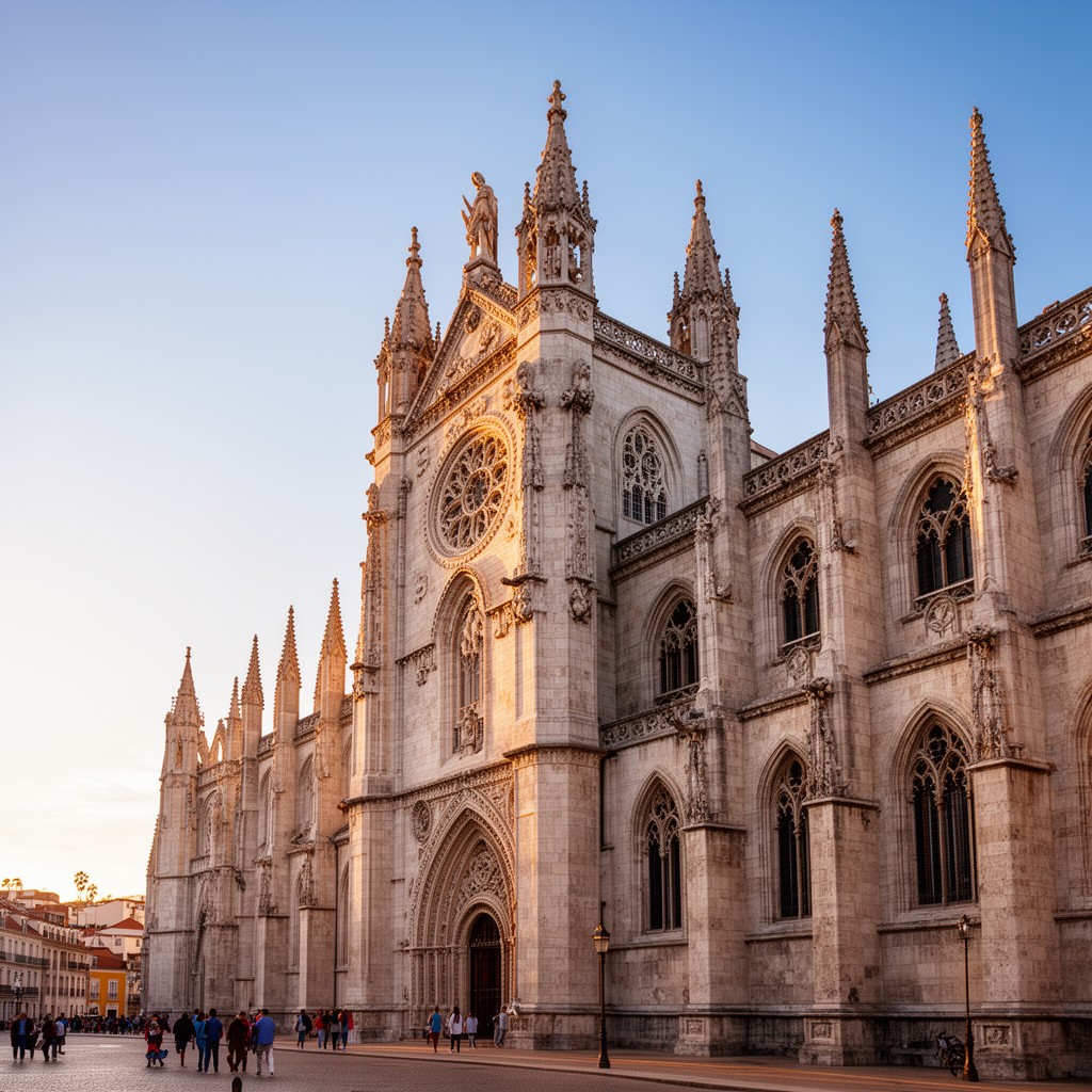 AI-generated illustration of Jerónimos Monastery